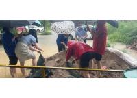 记鑫统仕抗洪防汛路上，那些最美身影！