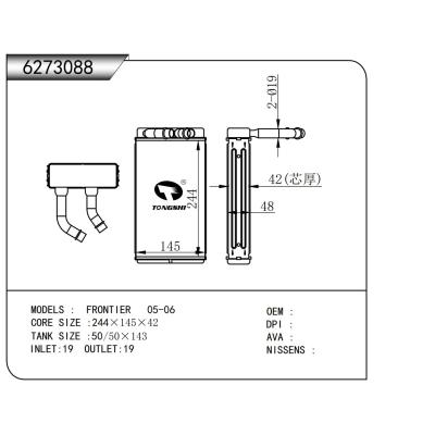 适用于  FRONTIER 05-06  暖风